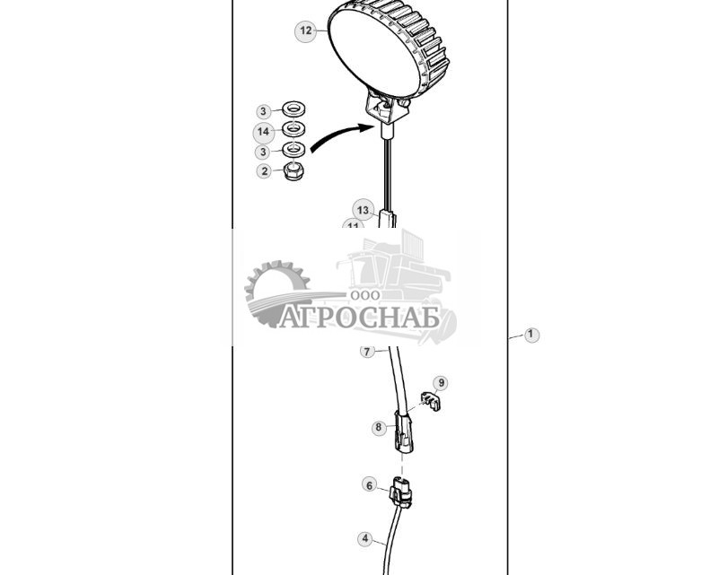 Светодиодные световые приборы задних крыльев, комплект для самостоятельной установки - ST916132 465.jpg